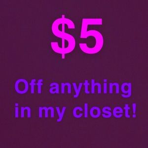 $5 off coupon when 2+ items are bundled💜